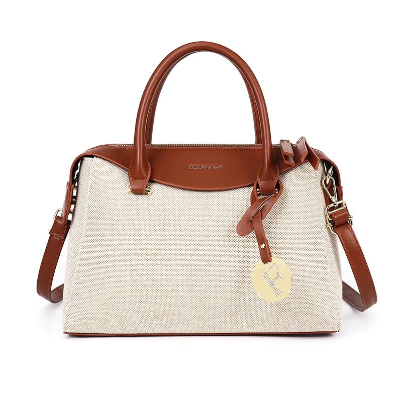 Casual Women Canvas Handbags Shoulder Bags High Quality Ladies Messenger Bags for Women Fashion New Female Solid Crossbody Bag