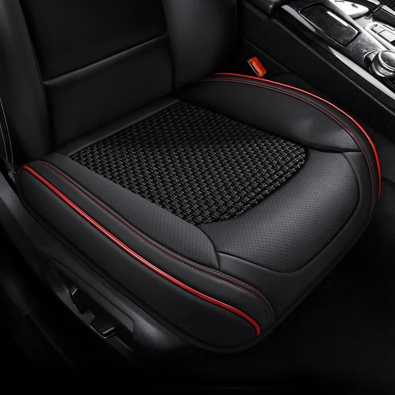 1pc All-inclusive Car Seat Cushion, Anti-slip and Dirt-resistant PU Leather Seat Cushion, Four Seasons Universal Auto Seat Cover