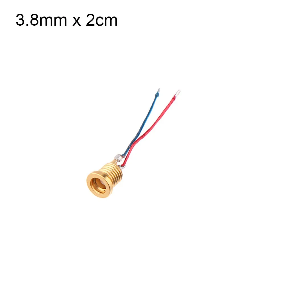 1Pcs Pure Copper Gold-Plated MMCX Female Socket Built-in Threaded Nut Holder With Soldering Wires Audio Pin Socket Universal