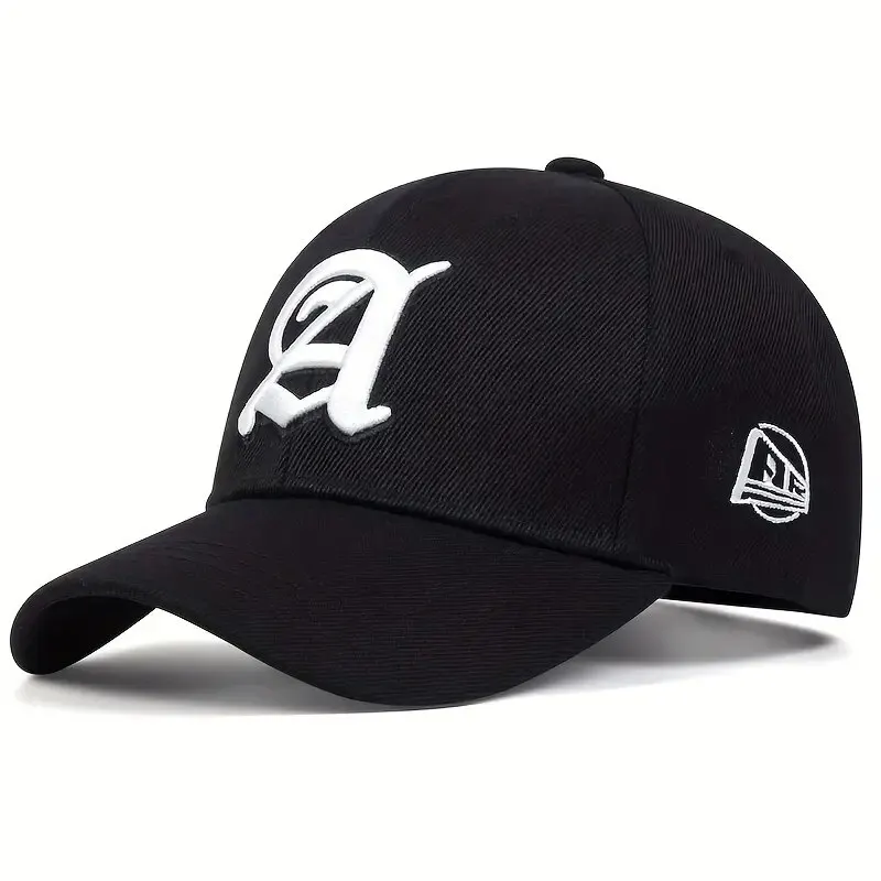 Fashion Letter A Embroidery Baseball Caps Spring and Autumn Outdoor Adjustable Casual Hats Sunscreen Hat