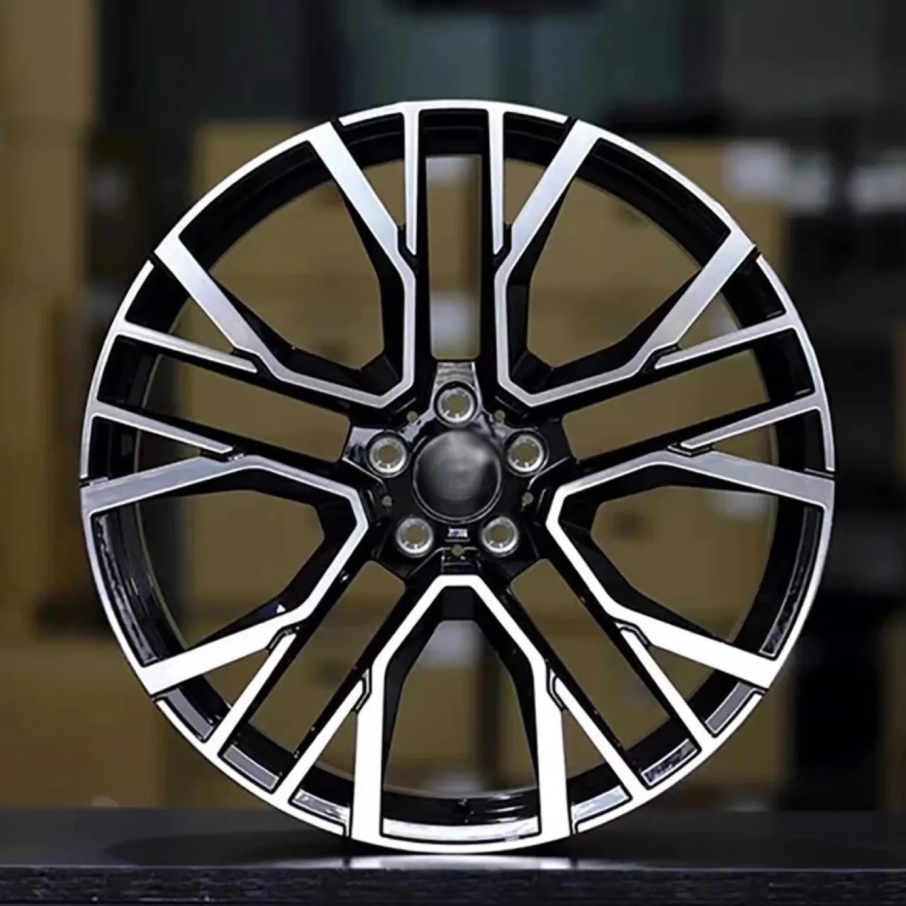 

16-22 inch aluminum alloy wheel for cars, chrome plated, off-road use, PCD 100mm ET 15mm