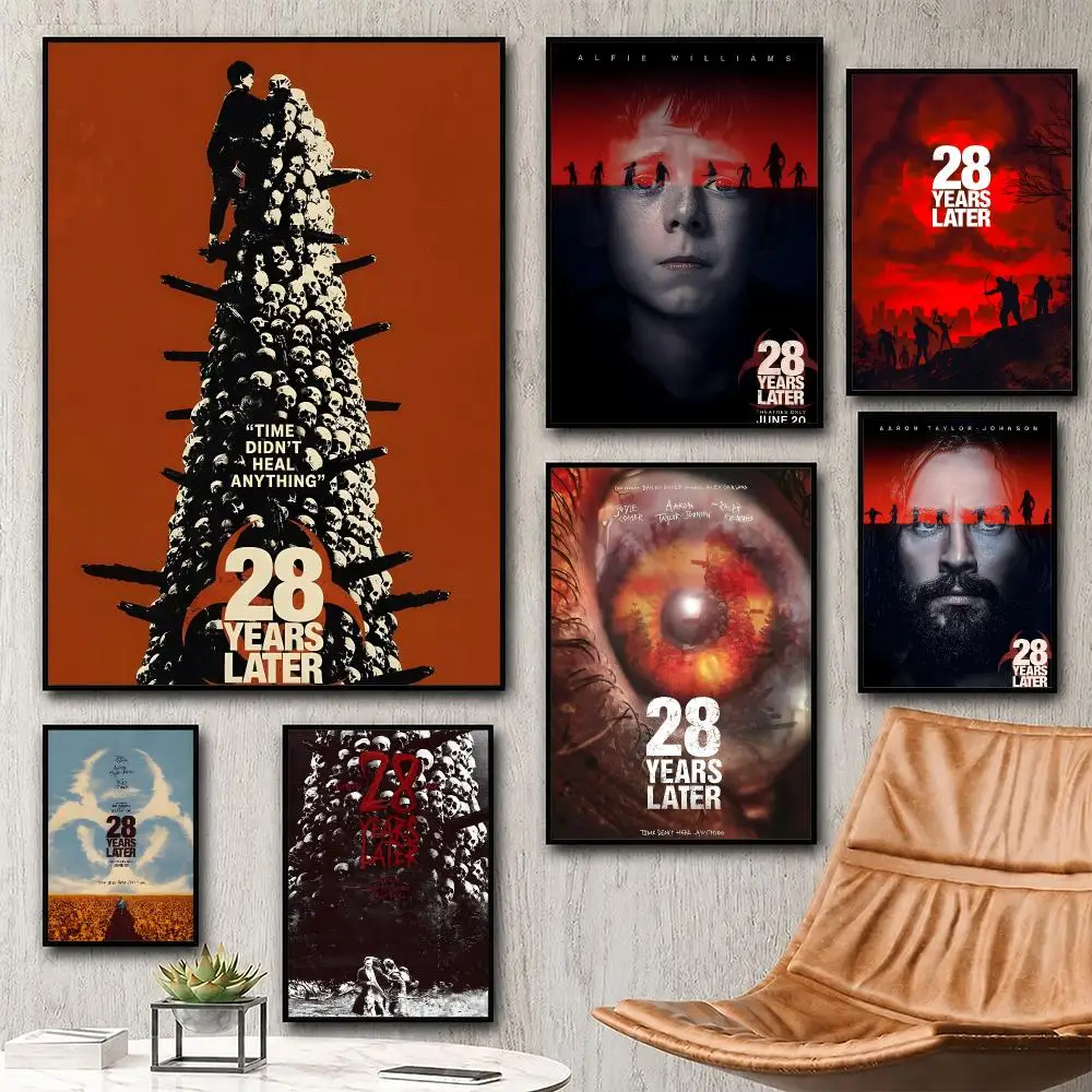 Aesthetic Wall Art Poster Trendy movie 28 Years Later Poster for Bedroom Dorm Room Home Decor Large Wall Picture Print