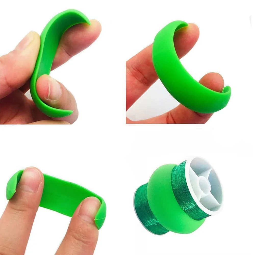 100Pcs Thread Spool Savers/Bobbin Huggers - Prevent Thread Tails from Unwinding  for Sewing and Embroidery Machine Thread Spools