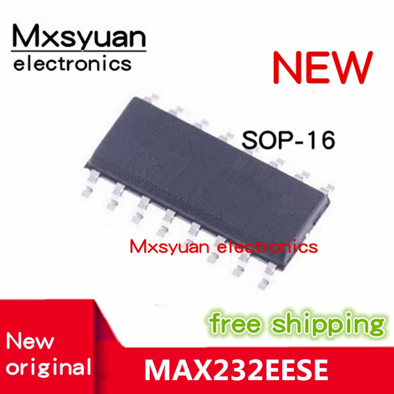 10PCS/LOT 100% New MAX232E MAX232EESE MAX232ECSE  SOP-16