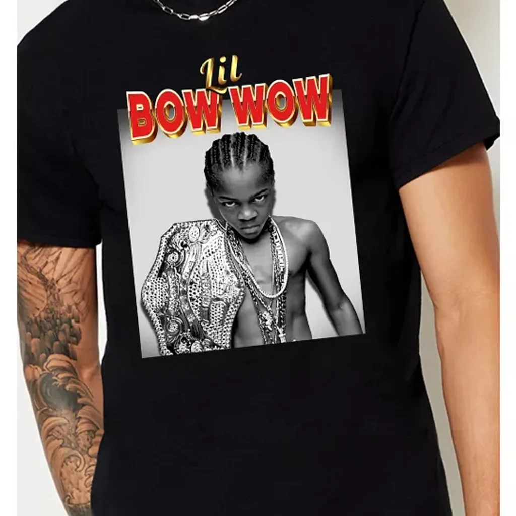 Bow Wow rapper T-shirt black Unisex Tee All sizes S to 5Xl