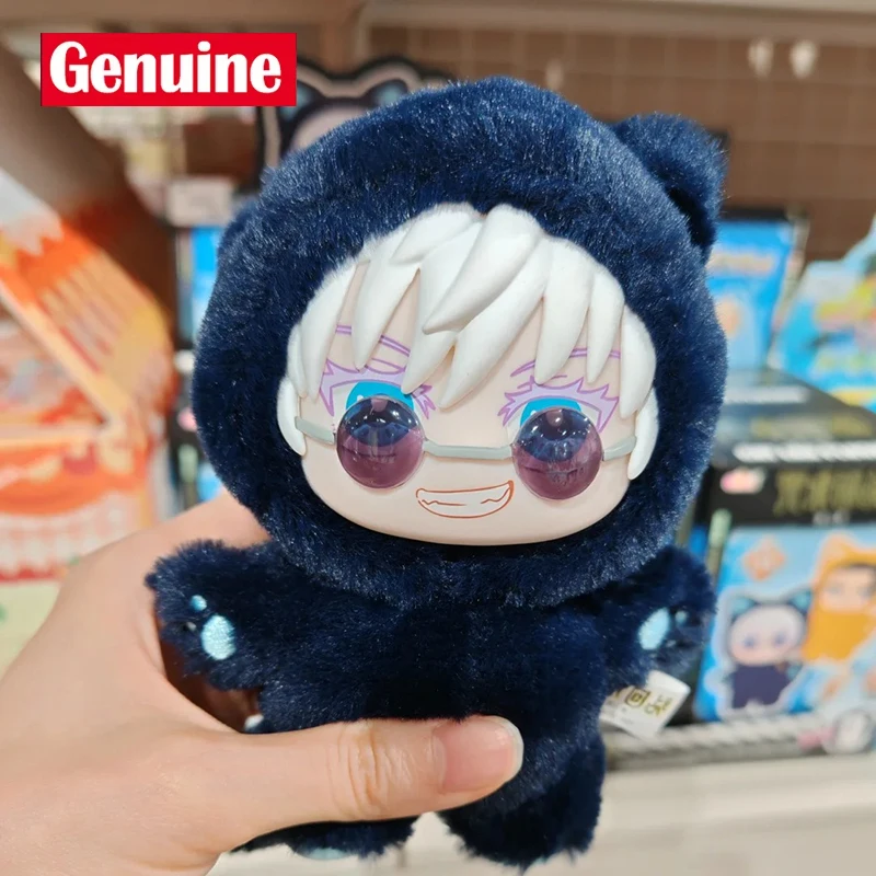 Jujutsu Kaisen 2, серия «кошачьи ушки», загадочная плюшевая слепая коробка, аниме-фигурка, Коллекционная игрушка, модный виниловый декор для лица, подарок на день рождения