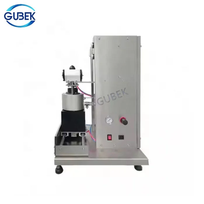 GUBEK Glass Bottle Tinplate Lid Cover Peanut Butter Vacuum Capping Machine