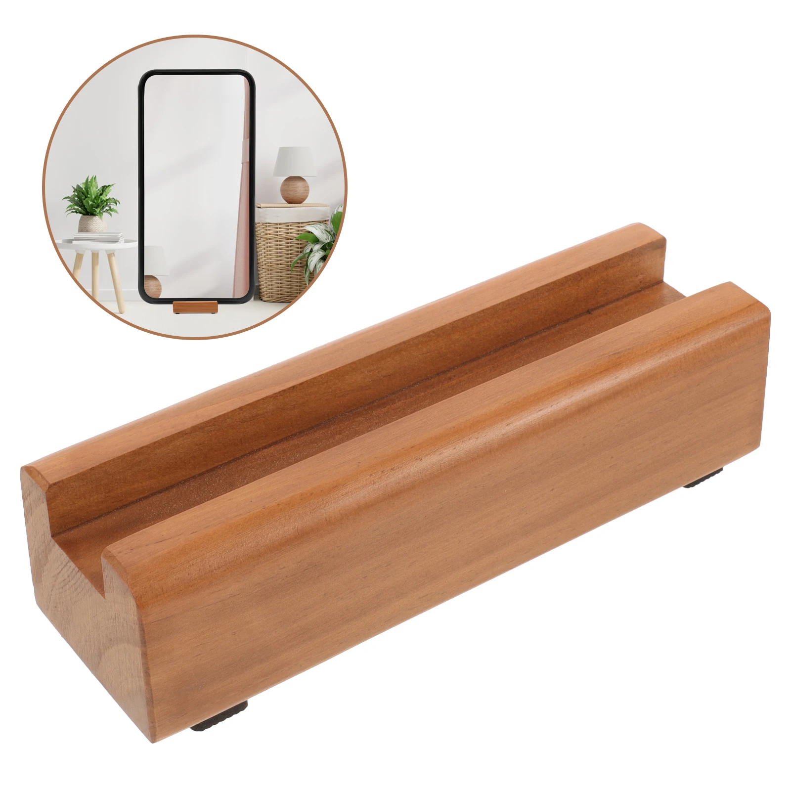 

Mirror Bracket Mirror Support Stand Slate Mirror Base Picture Frame Fixing Rack Anti Wooden Support Holder For Home Room