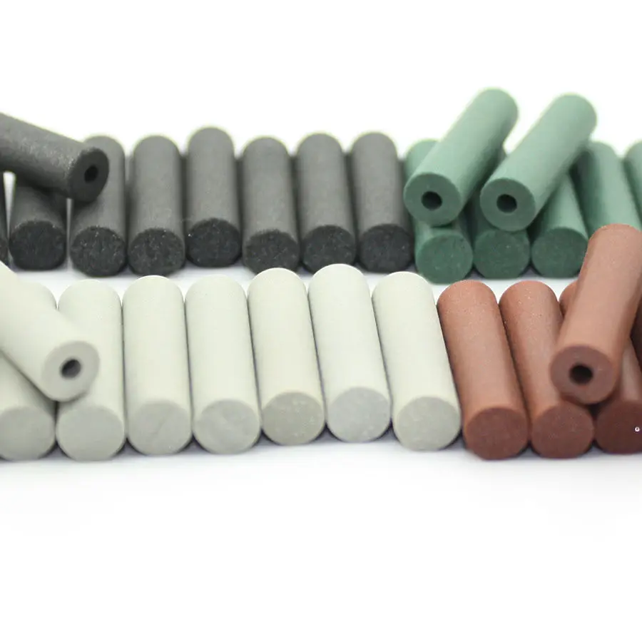 As rodas de lustro do silicone para o laboratório dental, brotos dentais, polidores dentais, 2,35mm, 40 parts um bloco