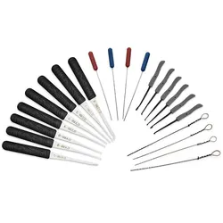 12PCS Broken Lock Pick Set Locksmith Supplies Broken Key Auto Extractor Remove Hooks Stainless Steel DIY Hand Tools Hardware