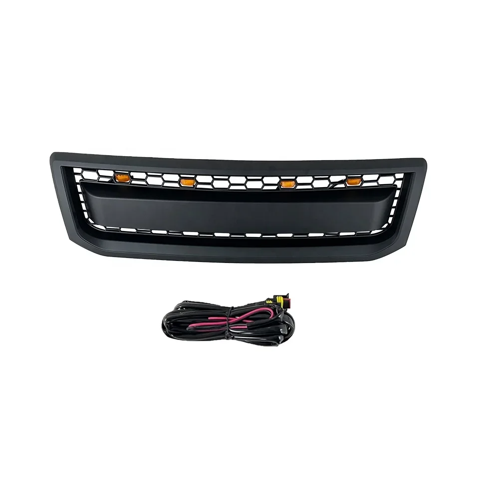 New Facelift Auto Parts Other Exterior Accessories Front Grill Car Grille with Lights Fit for Landcrusier Prado J120 2002-2009