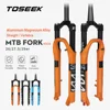 TOSEEK-KN34マグネシウム合金MTbフォーク,28.6mm, 26インチ,27.5インチ,29インチ,rl120mmエアサスペンション,mtb,アクセサリー 1