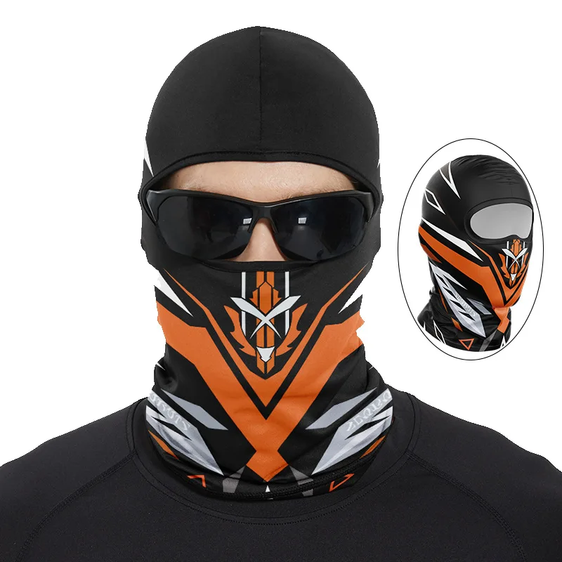 Motorcycle Sun Protection Ice Silk Hood for Men and Women Outdoor Bicycle Helmet Light Hat Windproof and Dustproof Riding Mask