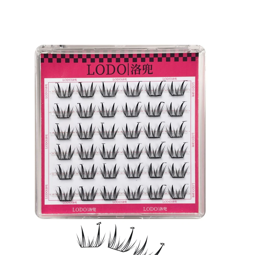 

Segmented Creative False Eyelashes Star Tree DIY Eyelashes Extensions Large Capacity Long Lasting Glue Free False Eyelashes