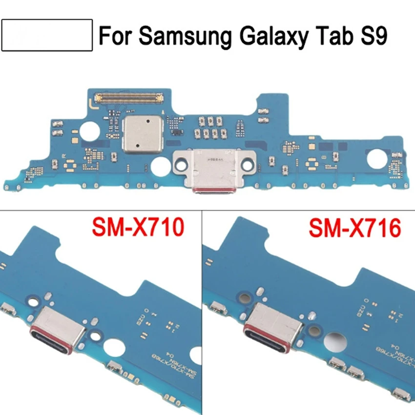 

For Galaxy Tab S9 SM-X710 WIFI/ Galaxy Tab S9 SM-X716 LTE Rear Connector Board Mainboard Connection Board Repair Part