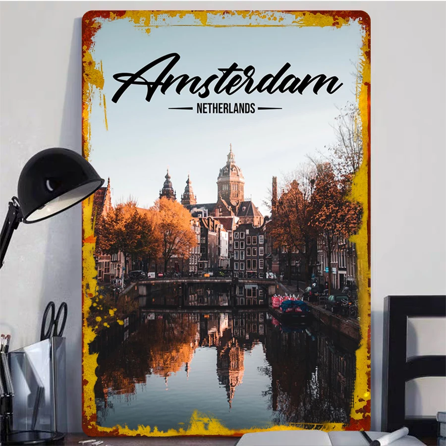 Amsterdam Holandia Krajobraz M – Home Decor Netherlands recenzja i cena