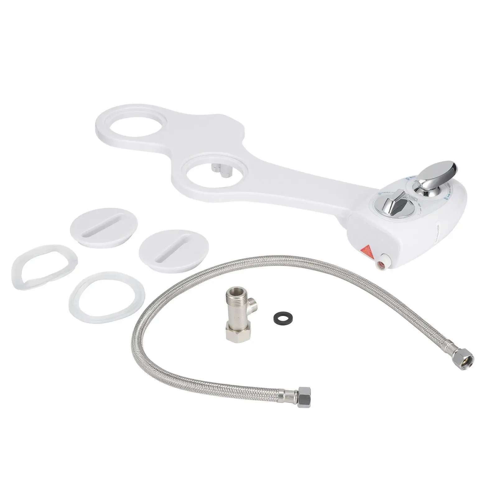 Self-Cleaning Dual Nozzle Cold Water Bidet - Adjustable Non-Electric Toilet Attachment for Ultimate Cleanliness