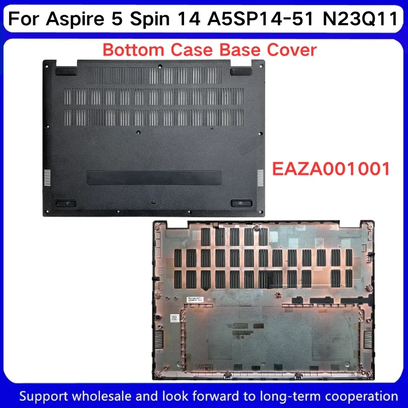 Tampa traseira LCD para Aspire 5 Spin 14, A5SP14-51, N23Q11, cinza, novo