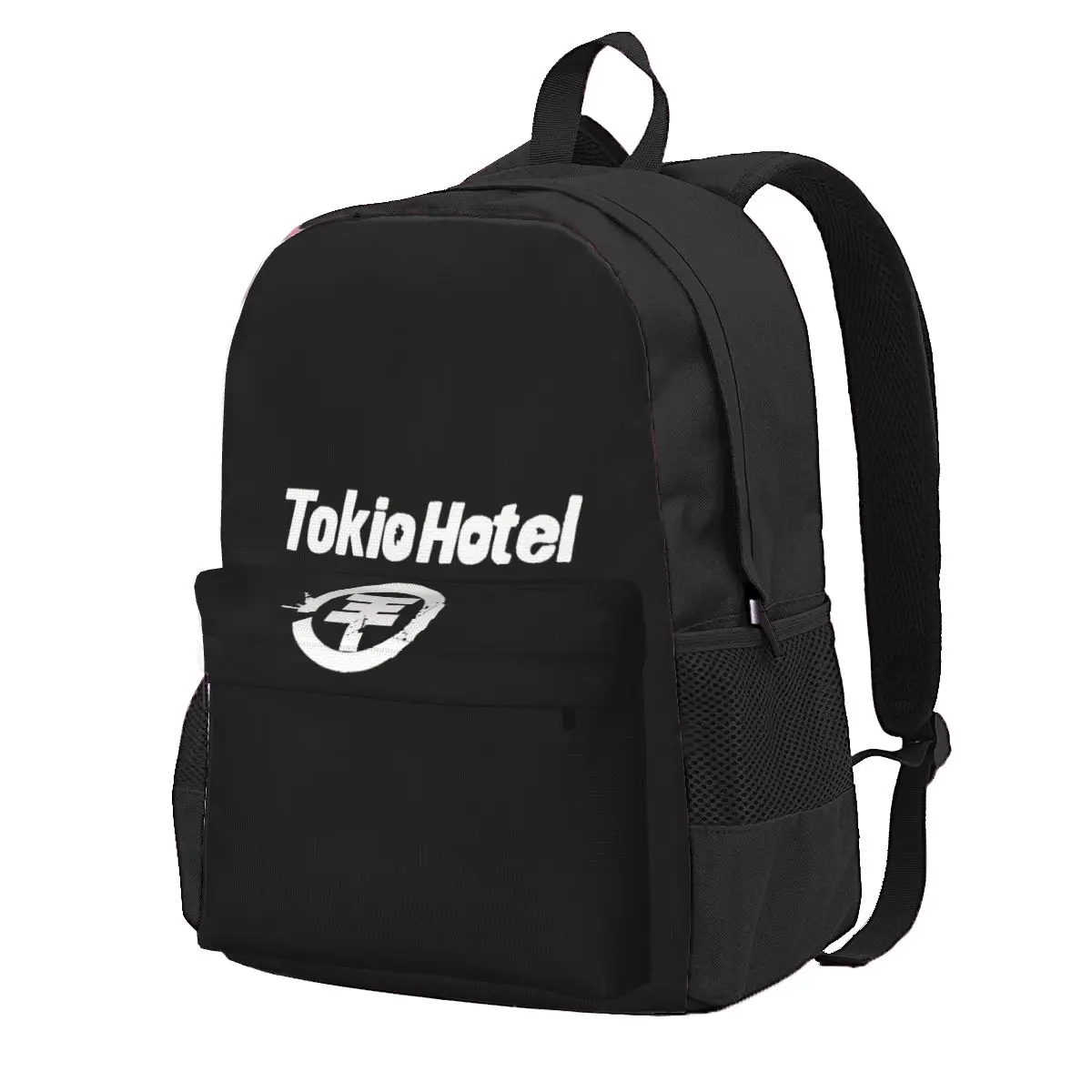 Tokio Hotel Logo Student Backpack School Bag Hiking Travel Daypack for Boys Girls Fashion Bookbag Shoulder Bags
