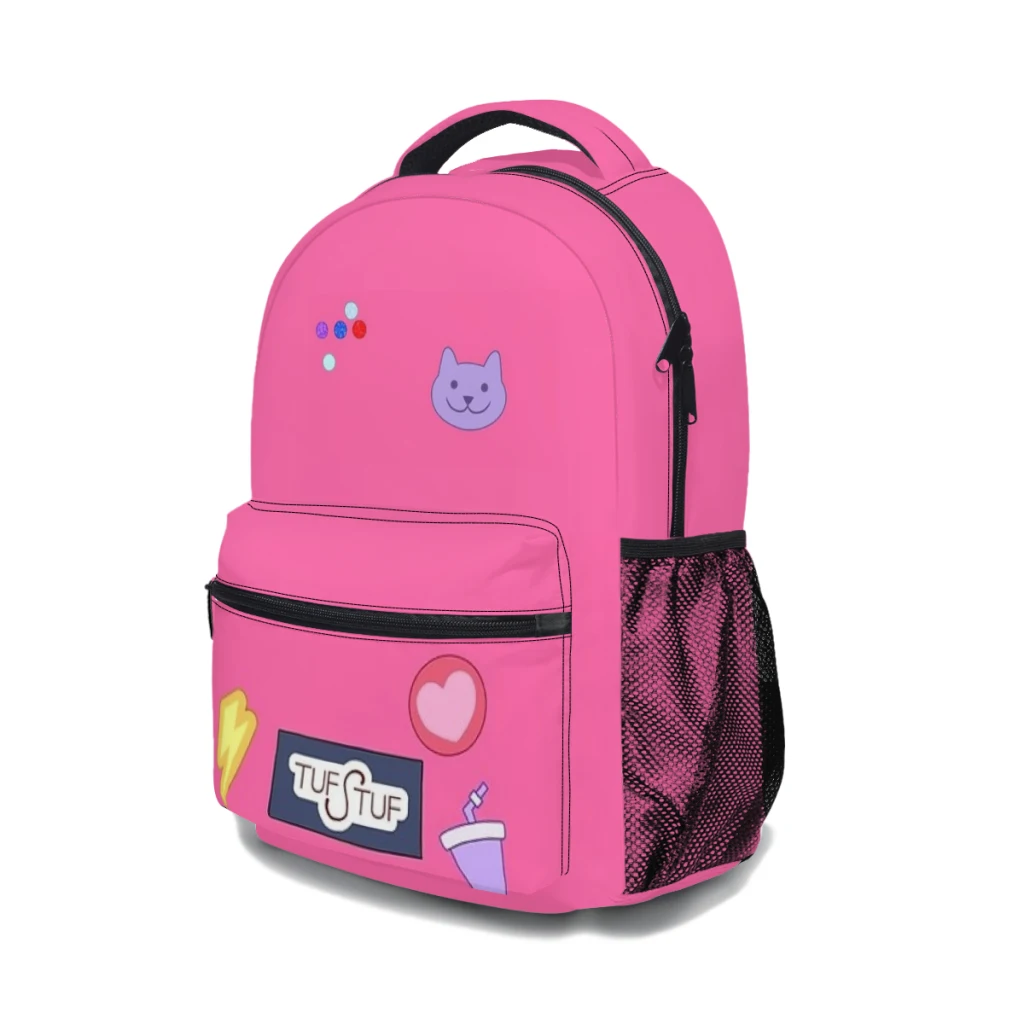 Bolsa Amphibia Leve para Crianças, Bolsa Escolar Estampada Casual Anne Boonchuy, Juventude, 17"