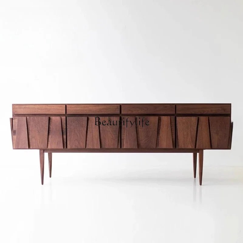 

yj7 Light luxury TV cabinet Modern geometric irregular living room storage cabinet