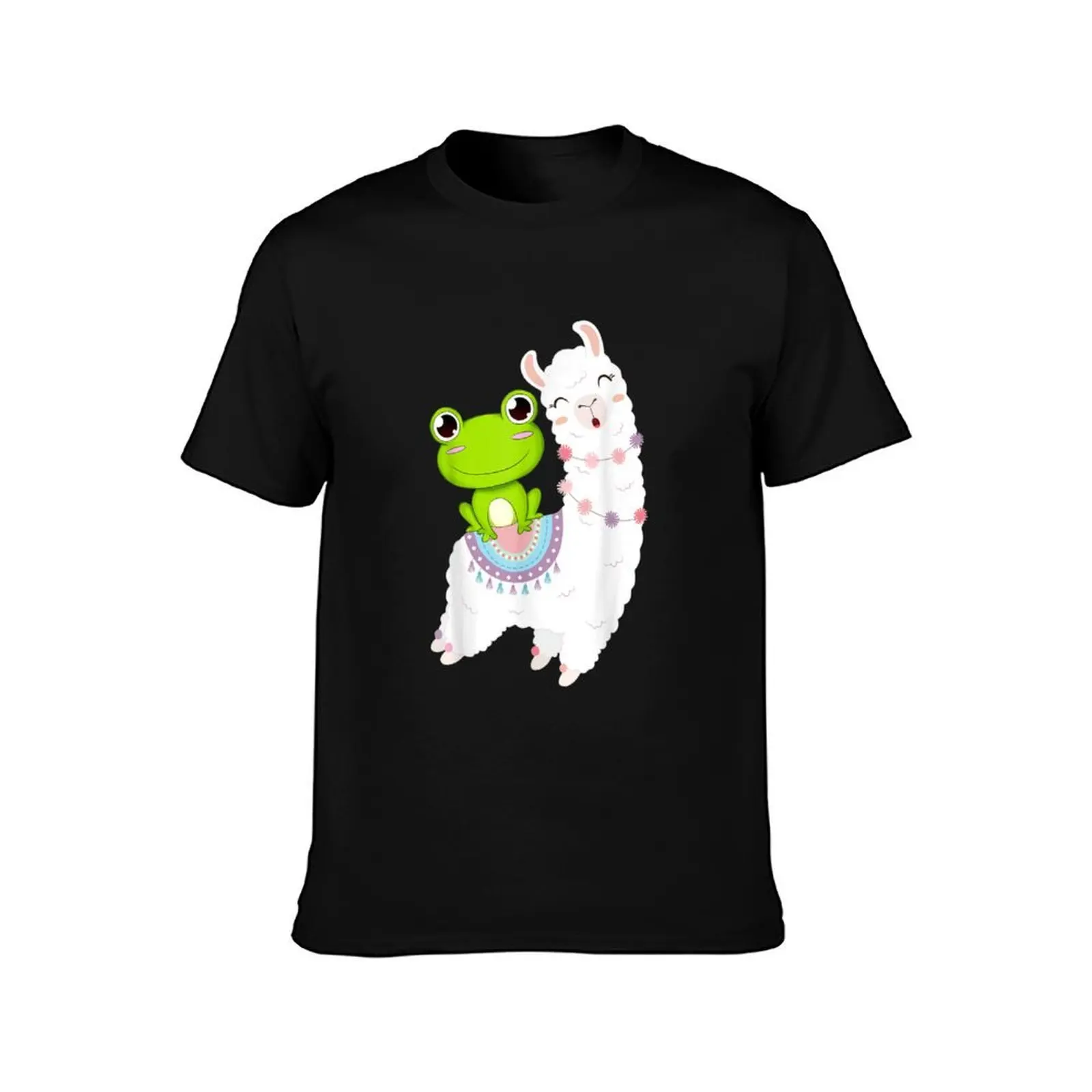 Frog Riding Llama Funny Frog Cute Gift Ideas T Shirt T-Shirt essential t shirt T-Shirt