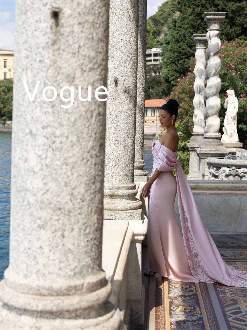 Abiti da sera rosa personalizzati di alta qualità Temperamento senza spalline con spalle scoperte Abito da homecoming Vestido De festa di lusso