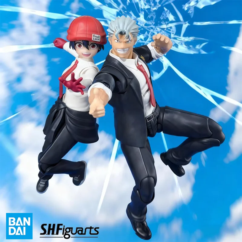 

BANDAI SHF Undead Unluck FUKO IZUNO ANDY Anime Collectible Action Model Toys Ornamental Collectibles Ideal Gifts for Boys Girls