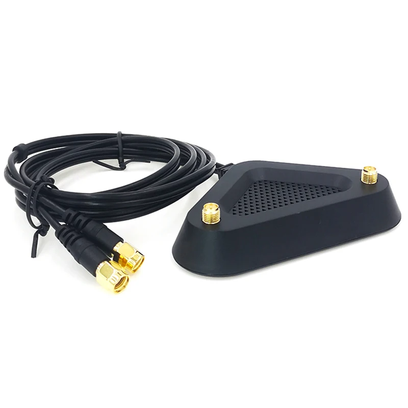 2.4G/5G ثنائي التردد تمديد كابل هوائي موزع إنترنت واي فاي بطاقة الشبكة اللاسلكية 8Db Sma هوائي قاعدة شفط مغناطيسي