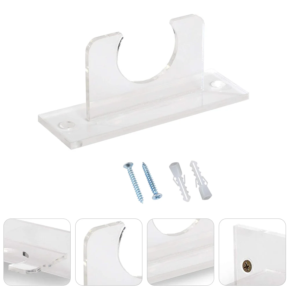  Wall Mount Holder Bat Display Stand Baseball Vertical Rack Small Acrylic Collection