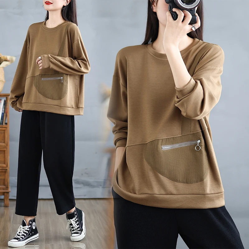 Efeito de emagrecimento longo sve moletom com capuz feminino ket zíper superior coreano sle plus size esconder carne ow moletom fino