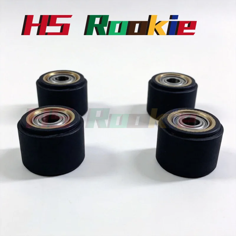 4PCS Vinyl Cutter pinch roller wheel 4x10x14mm support for Mimaki CG-60ST CG-130 CG61ST CJV30  rubber paper pressure roller