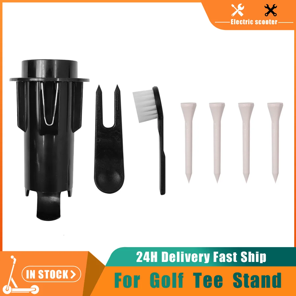 Portable storage Golf Ball Holder Clip Caddy With Nylon Brush Divot cleaning Tool With Brush Three Ball Cup Fitting Accessories