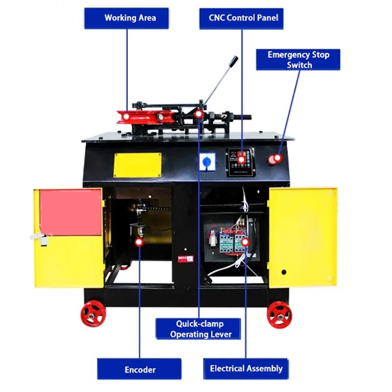 Hydraulic Tube Bending Machine Durable Bending Tool Suitable for 9mm To 38mm Metal Pipe Bending Processing（customized）