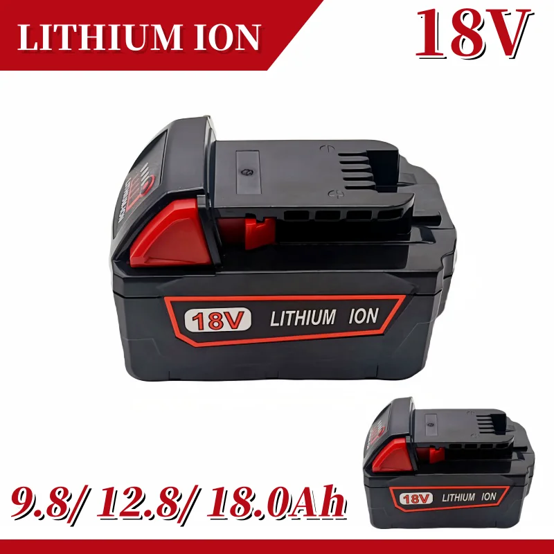 

New Lithium ion M18 48-11-1815 48-11-1850 2646-20 2642-21ct lpega M18 battery positive charger 18V 9800mAh-18000mAh