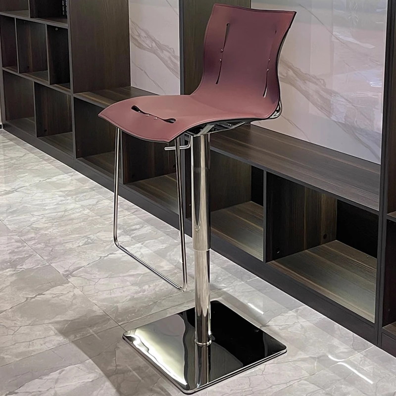 

Luxury Designer Bar Stools Design Bedroom High Reception Desks Barstools Living Room Professional Barber Sillas Salon Furniture