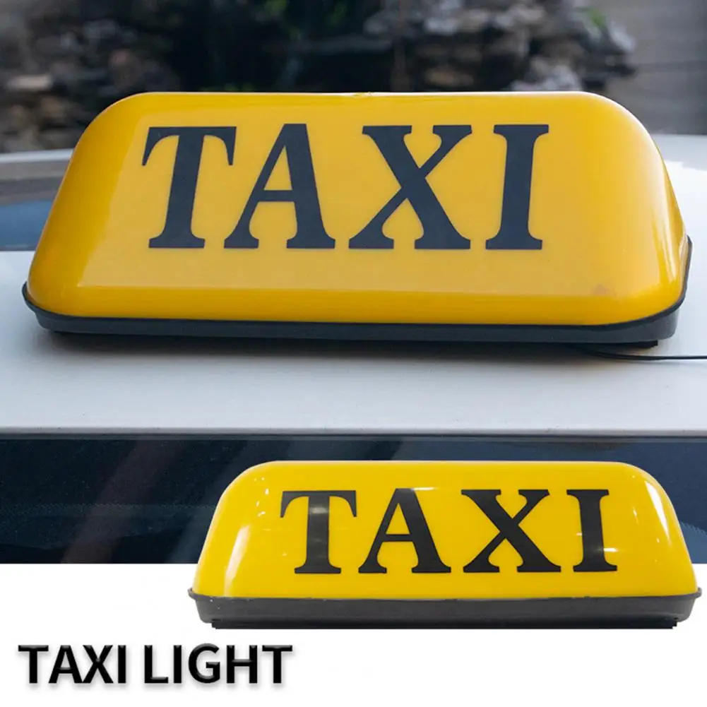 

12v Taxi Sign Light Universal 12v Vehicle Taxi Sign Light with Strong Magnetic Base Super Bright Led Lamp Waterproof for Auto