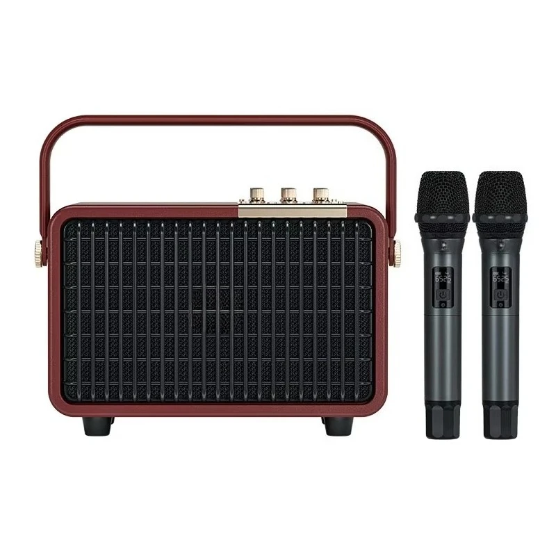 Multifunction Home Karaoke Delicate Vocals Auditory Feast for Indoor Use Party Use Rechargeable Hiking Travel Speaker