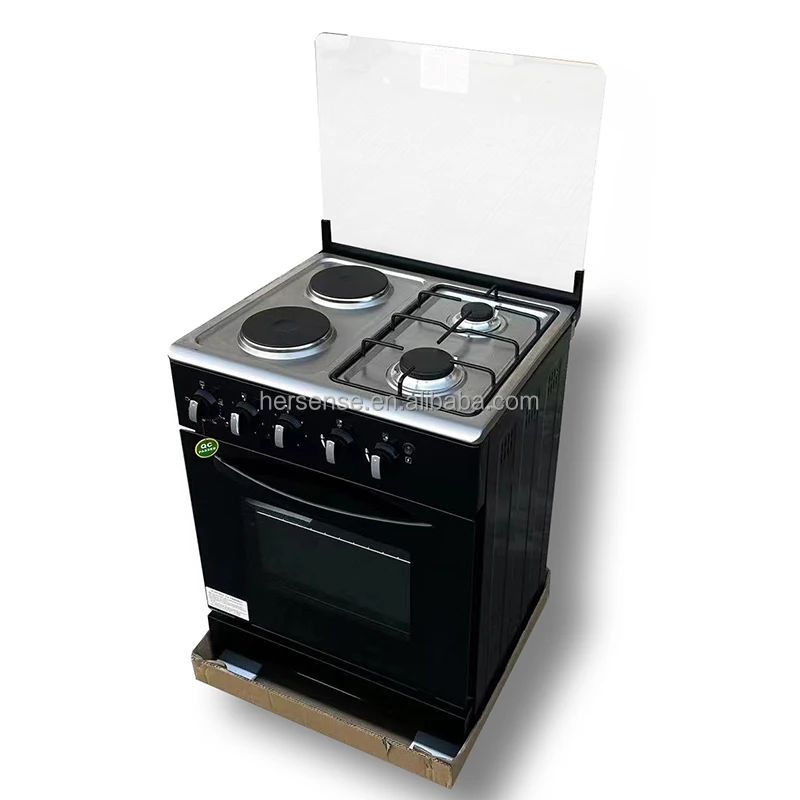 Vertical Four Burner Gas Oven with Integrated Baking Stove Multifunctional houseuse Stainless Steel  Professional Built in Oven