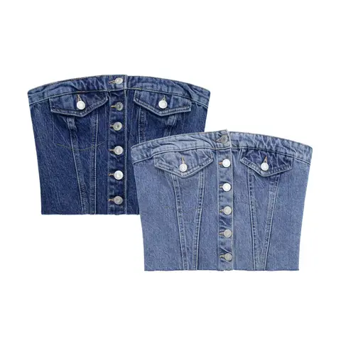 12 best sales denimkorsett - №6