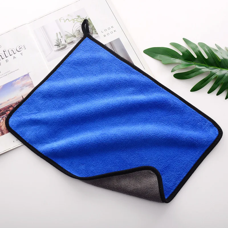 Microfiber Towel Super Absorbent Car Wash Cleaning Drying Cloth Multiple Size Car Care Detailing Household Cleaning Tools