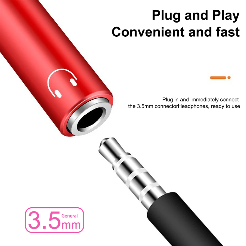 Type-C to 3.5MM headphone jack C-type charging audio auxiliary adapter suitable for Xiaomi Huawei Samsung S21 S20 Ultra Apple