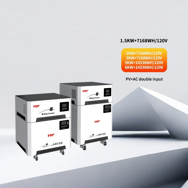 

PBP Stackable Portable Home Generator Charger Power Station Lifepo4 Lithium Battery Solar Energy System