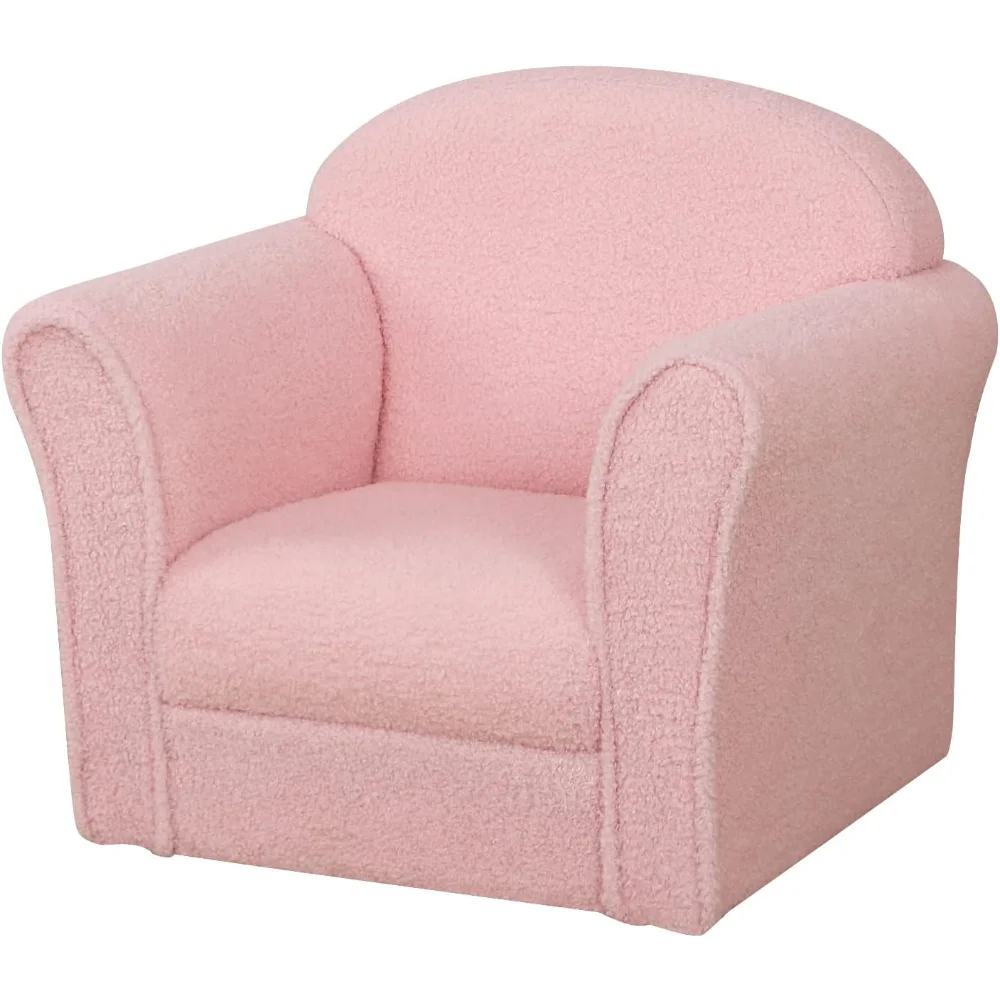 

Sturdy Wood Construction Kids Furniture, Pink, Children's Sofas