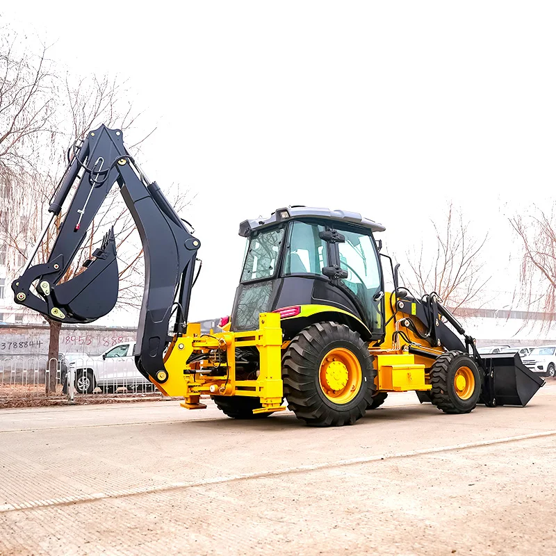 Flexible Hydraulic Control Reinforced Loader Arm Backhoe Loader Mini Backhoe Loader Compact Backhoe Loader