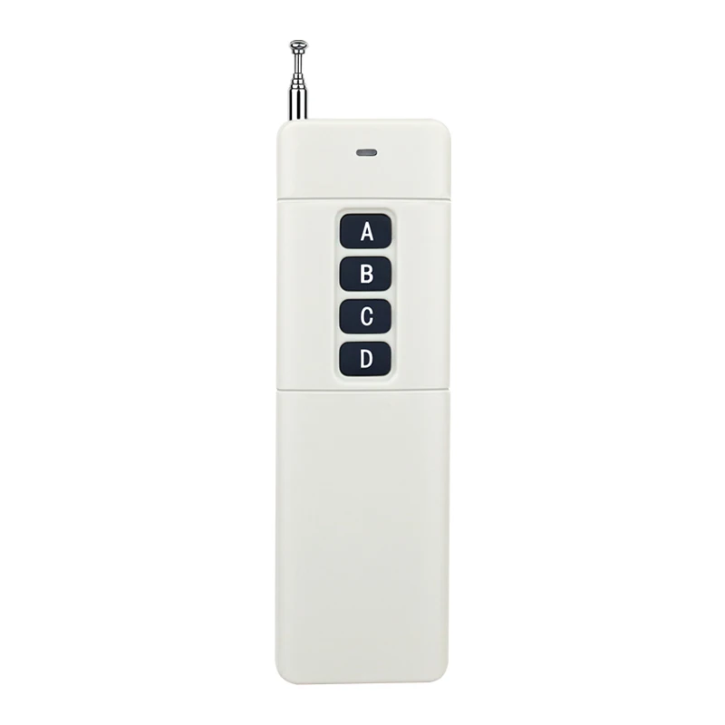 

Enhanced 4 Buttons High-power 433 MHz Remote Control Long Distance RF Learning Code Universal Wireless Gate Garage Door Opener