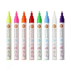 1PC Fluorescent Pens Highlighter Colorful Paint Pen Glow in The Dark Bright DIY Luminous Marker Pen Craft Pen for Drawing
