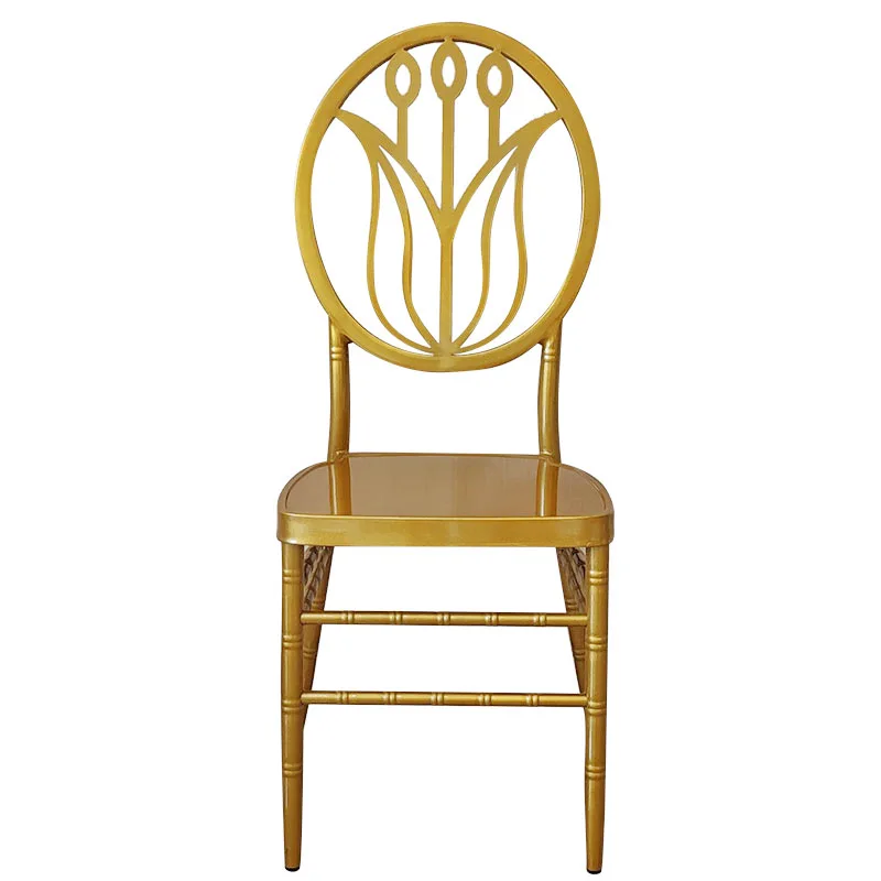 Flower Craft Gold chiavari wedding chair leg dining chair metal Iron leg modern dining room chair