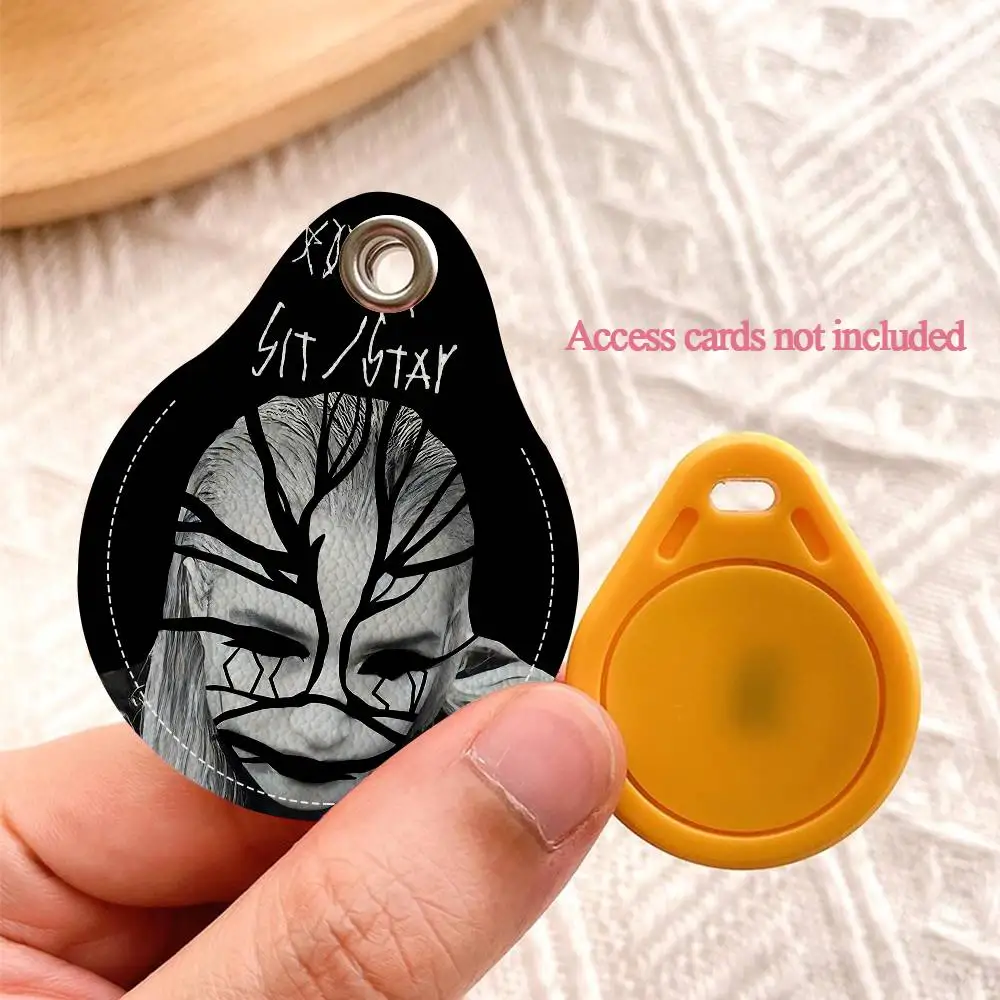 Album I Disagree By Poppy Mini Water Drop Shape Community Access Card Holder Elevator Card Sensor Drop Card Protector Keychain