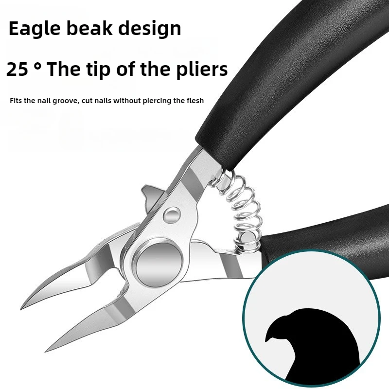 Toe Nail Clipper For Ingrown Or Thick Toenails Trimmer Professional Podiatrist Toenail Nipper With Stainless Steel Sharp